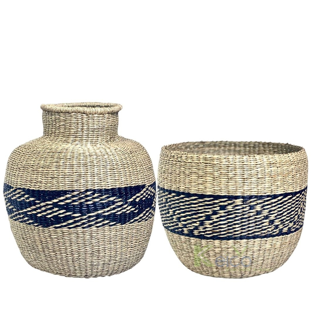 Bộ sưu tập bình hoa cỏ biển có họa tiết truyền thống